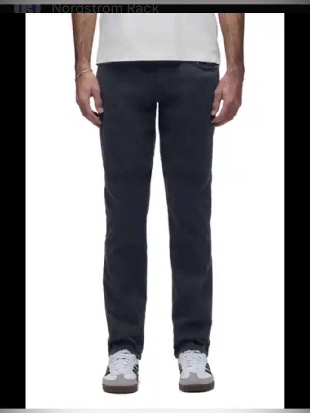 Men’s HUDSON Zane Charcoal Skinny Jeans  Sz 36